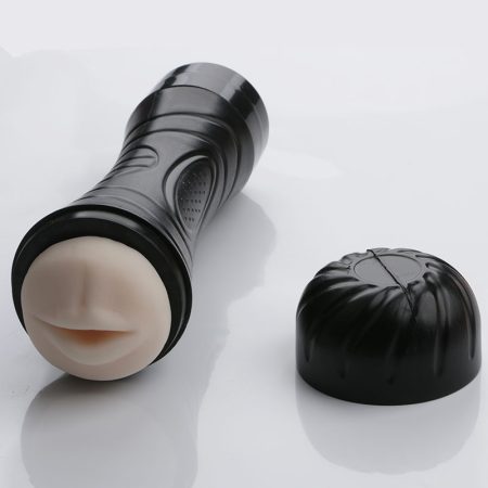 masturbador boca con vibrador
