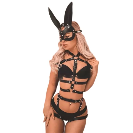 Arnés Completo con Máscara Coneja - Talla Única