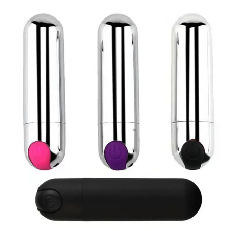Mini Bala Vibradora Recargable USB con 10 Modos