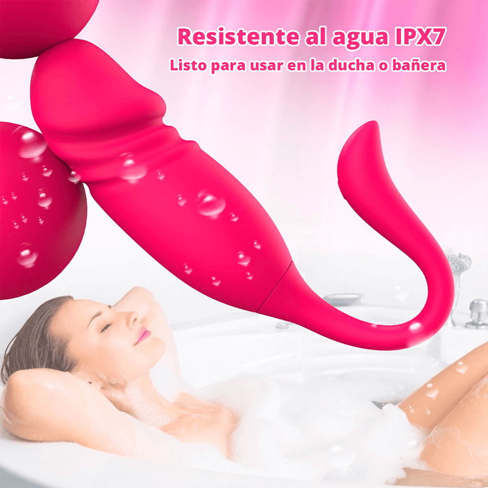 Vibrador Doble con App y Movimiento Telescópico