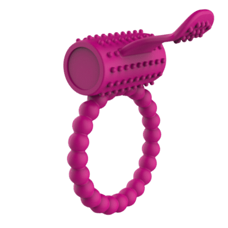 Anillo Vibrador Lengua con Estimulador de Clítoris