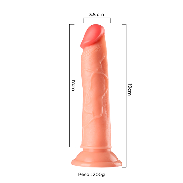 Consolador Realista Lance’s Cock 19 cm con Ventosa