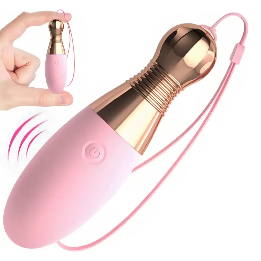 Huevo Vibrador Punto G y Clítoris Recargable Rosa