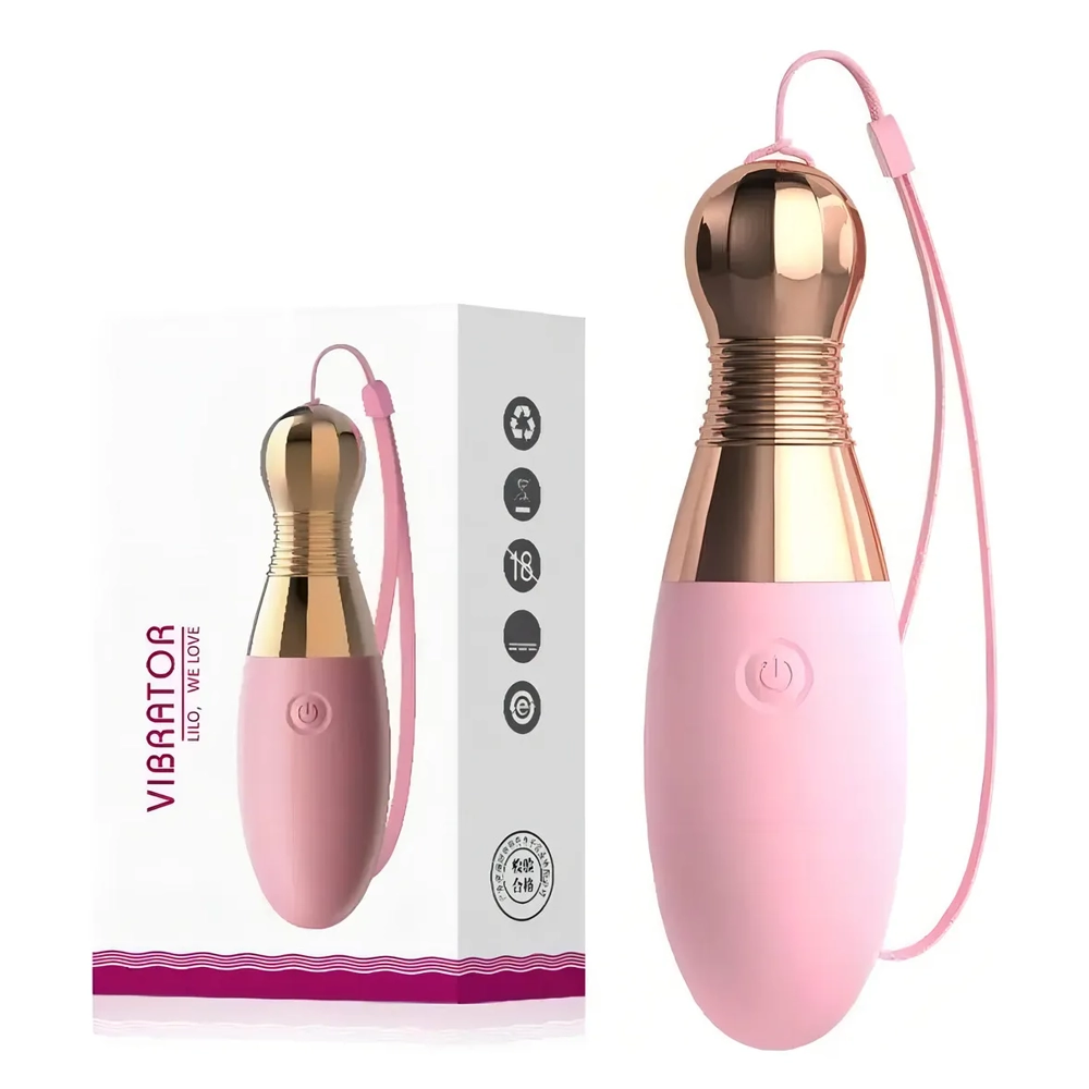 Huevo Vibrador Punto G y Clítoris Recargable Rosa
