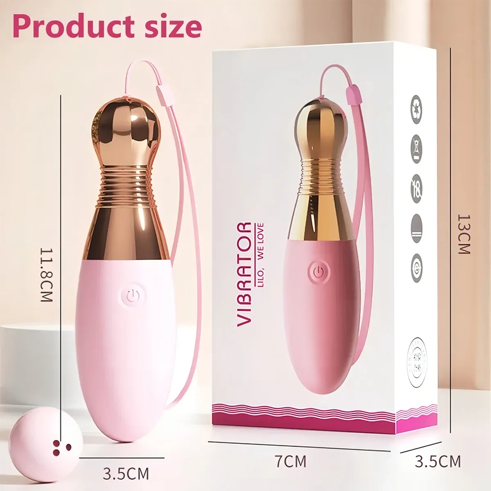 Huevo Vibrador Punto G y Clítoris Recargable Rosa