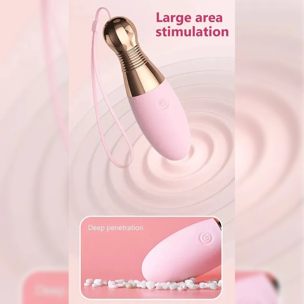 Huevo Vibrador Punto G y Clítoris Recargable Rosa