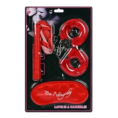 Set Bondage 3 Piezas - Rojo