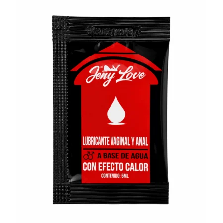 Lubricante Vaginal y Anal Efecto Calor Base Agua Sachet 5 ml - JenyLove