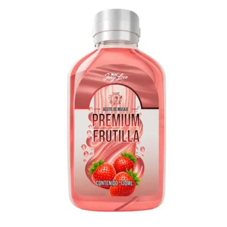 Aceite de Masajes Íntimo Premium Aroma a Frutilla 130 ml – JenyLoveMayorista